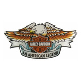 Adesivo Emblema Compatível Harley Davidson Legend 3d Rs1 Cor Harley Davidson An American Legend Resinado