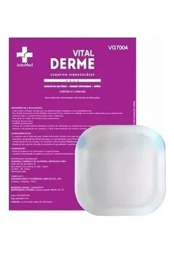 Curativo Hidrocoloide Plus 10x10 Vita Derme 10 Unid 10x10 Cm