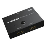 8k 60hz 4k 120hz Hdmi 2.1 Splitter 2x1 1x2 Portátil Para