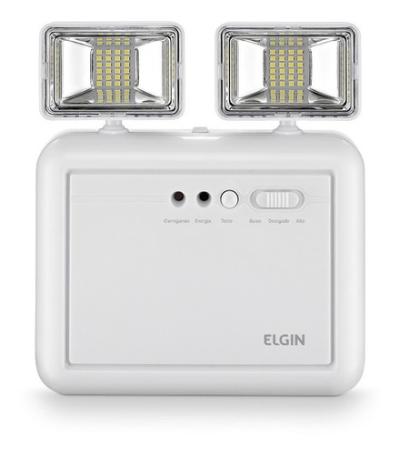 Luminária De Emergência Led Power Line 8w 1200lm 6500k Elgin