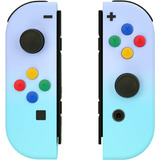 Carcasa De Mando Joycon Para Nintendo Switch De Violeta Azul