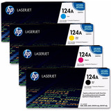 Pack 4 Toner Original Hp 124a Q6000a Q6001a Q6002a Q6003a 