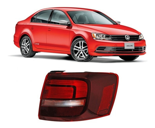 Calavera Jetta 2015 2016 2017 2018 Exterior Oscura Derecha