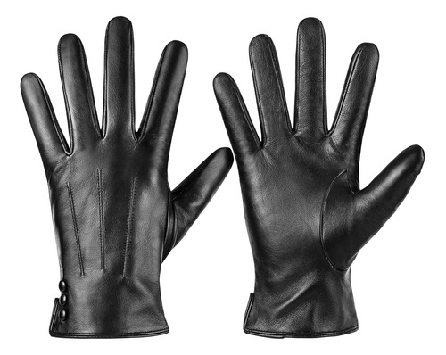 Ymylgddw Guantes De Cuero Para Hombres Guantes De Invierno G