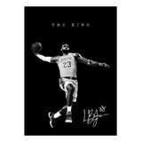 Quadro Placa Mdf Decoração Nba Lebron James Lakers Poster 2