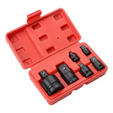 6x Impact Socket Adapter Impact Universal Joint-socket Set