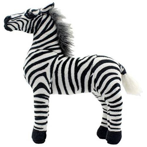 Peluche De Peluche Tagln Con Diseño De Cebra Y Caballo (16 P