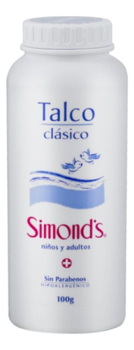 Simonds Talco Clasico Niños Y Adultos 100 G