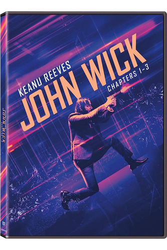 John Wick 1-3 [importado] | Dvd Keanu Reeves Película Nueva