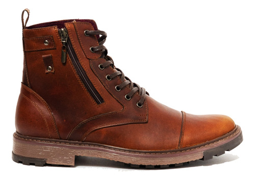 Botas Vicenzo Para Hombre En Cuero Miel - Outletshop 