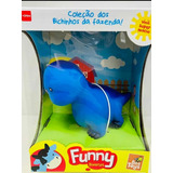 Funny Dino Braquiossauro Borracha Azul Bee Toys