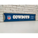 Cuadro Cowboys Dallas Nfl Cartel De Metal