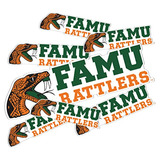 Pegatina De Universidad De Florida A&m Famu Rattlers, P...