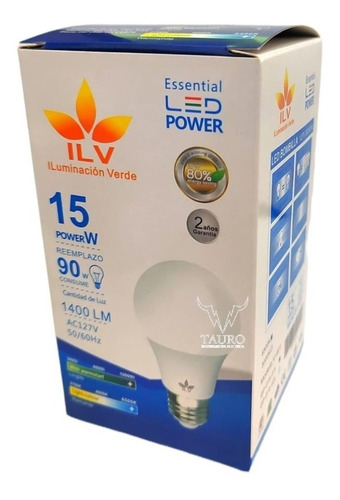 20 Pack Foco Led 15w Ahorrador Alta Gama Luz Blanca Oferta