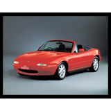 Mazda Miata 1989 Cuadro Enmarcado 45x30cm