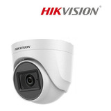 Cámara Seguridad Hikvision Domo Con Micrófono 5mp Interior Color Blanco