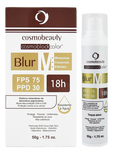 Lançamento Blur M Base Fps75 Proteção 18 Horas Cosmobeauty