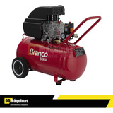 Compressor De Ar 50 Litros 2,1 Hp 8 Pés Branco Motores Cor Vermelho 110v