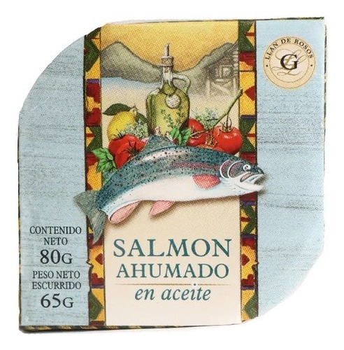 Salmón Ahumado En Aceite X80gr Granjas Patagónicas