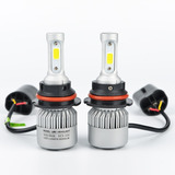 Kit Focos Led 9007 Hb5 8000 Lm Luz Blanca Alta Y Baja Blanco