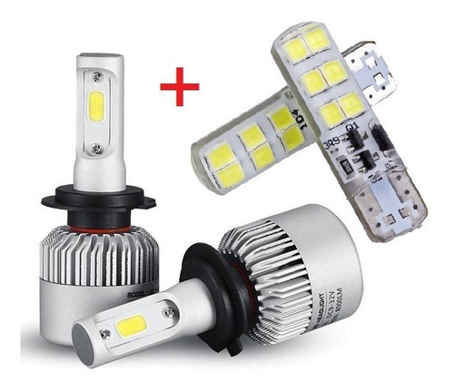 Led Cree 10ma Gen 44000 Lm Alta Baja Aux Auto + 2 T10 W5w