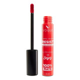 Labial Vogue Cosméticos A Prueba De Besos Resist Color Rojo Mate