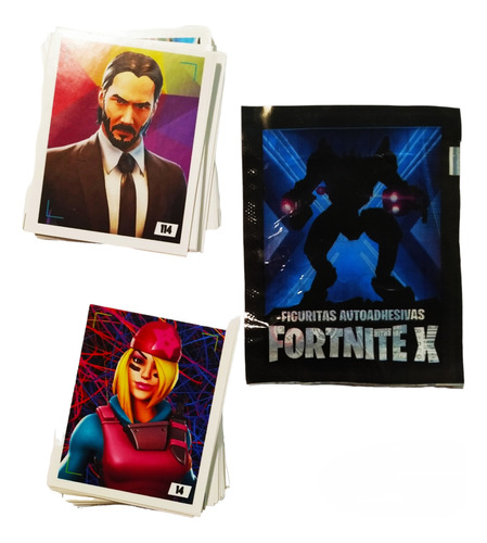 Figuritas - Fortnite X - Contra El Tiempo