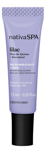 Boticário Nativa Spa Lilac Balm Hidratante Labial 7,5ml