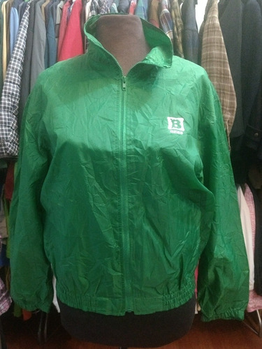 Campera Rompeviento Verde Unisex