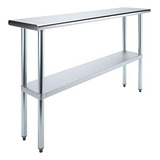 Mesa De Trabajo De Acero Inoxidable Amgood 14  X 60  | Para 