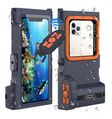 Capa Case Shellbox Controle Bluettoh Smartphone Impermeável