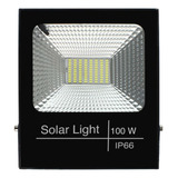 Reflector Led Sanelec Panel Solar 100w Eco Luz Fria