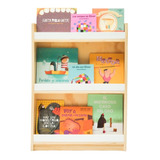 Biblioteca Infantil Organizador Cuentos Montessori Madera