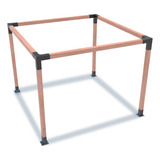 Kit Pergola 3x3 Cochera Galeria Herraje Techo Cubre Auto