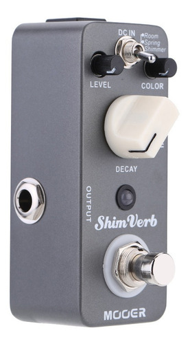 Mini Pedal De Efecto Reverberante Mooer Shim Verb Micro