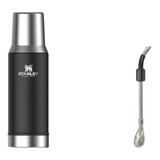 Combo Mate System Stanley 800ml + Bombilla Spoon Negro