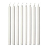 Velas Largas X 50 Por Mayor Color Blanco - Parafina