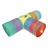 Tubo Plegable Para Gatos Little Pet Tunnel, De 3 Vías, Para