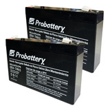 X2 Bateria 6v 7ah Probattery Autitos Coches Electricos