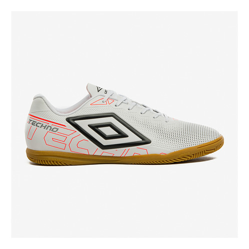 Chuteira Futsal Umbro Techno Original Reforçada Macia Leve