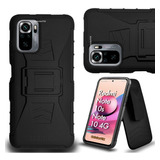 Funda Protector P/ Redmi Note 10s/10 4g, Uso Rudo Con Clip