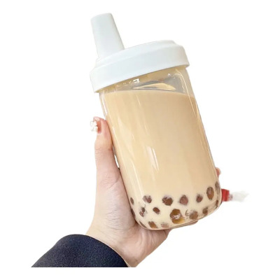 Taza De Té Con Las Burbujas 500 Ml, Taza Plástica De-tq
