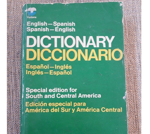 Dictionary English-spanish Collins Fontana Dictionary