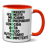 Caneca Color Bolsonaro Acróstico Engraçada Birrento