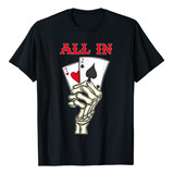 Camisetas De Póquer Para Hombre 7 2 Mano Esqueleto Texas Hol