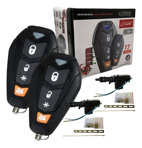 Alarma De Auto Scorpion Alscve Par De Actuadores Automovil