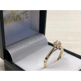 Anillo De Compromiso Oro 14k Swarovski Calidad Diamante