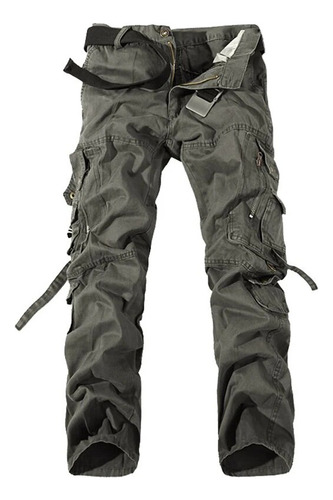 Pantalones Cargo Militares Para Hombre, Overoles Casuales Ho