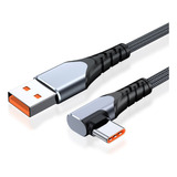 Cable Usb C A Usb Tipo C De Carga Rápida Pd 66w 6a Scp Data