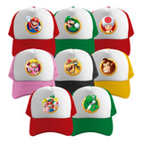 41 Gorras Trucker Mod Personajes De Mario Bros Mayoreo